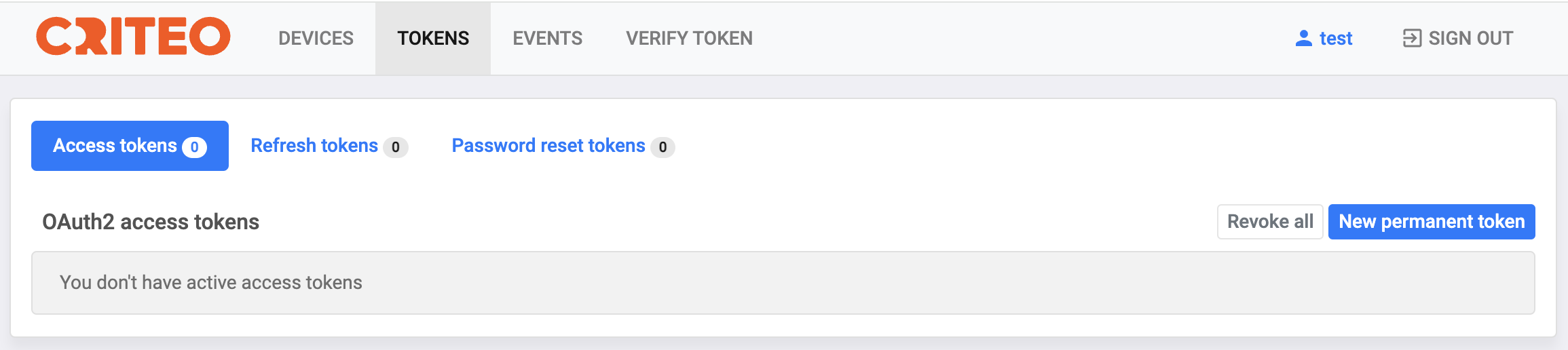 Permanent token 3